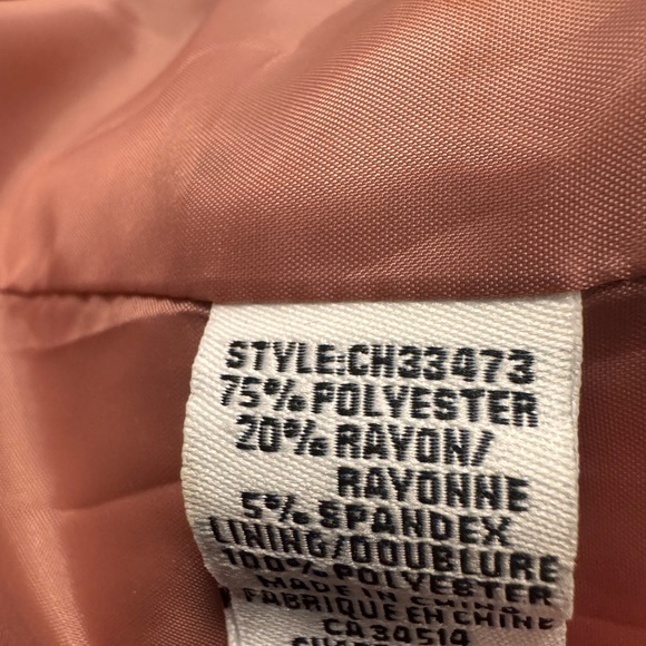 Jules & Leopold Women's Blazer in Rose - Picture 7 of 7